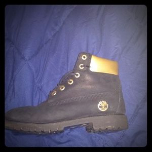 purple and gold timberlands